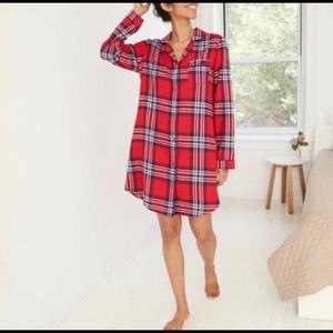 XXL Perfectly cozy plaid flannel nightgown by Stars Above